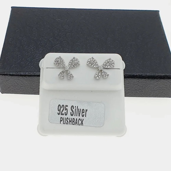 925 sterling silver luxury CZ earrings for women/girls, Best RJUS2141 - Picture 4 of 11